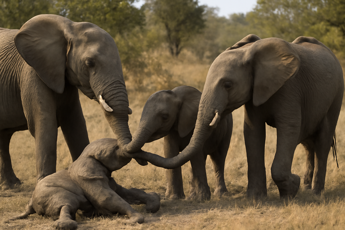 Creating Stronger Elephant Family Bonds Through Play