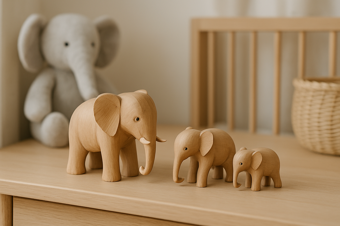 Elephant Family Ornament Ideas for Nursery Design