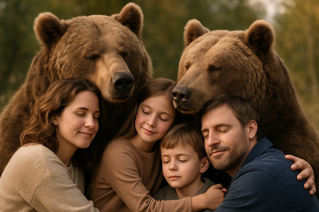 Family Hugging Bears: Symbols of Unbreakable Love