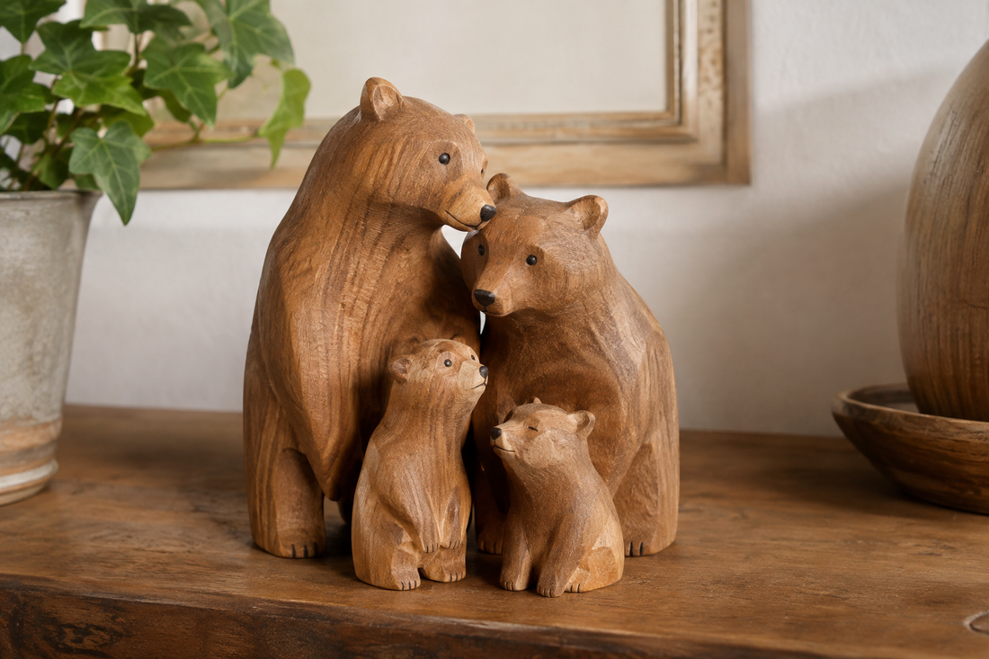 Why New Parents Love Wooden Bear Family Keepsakes