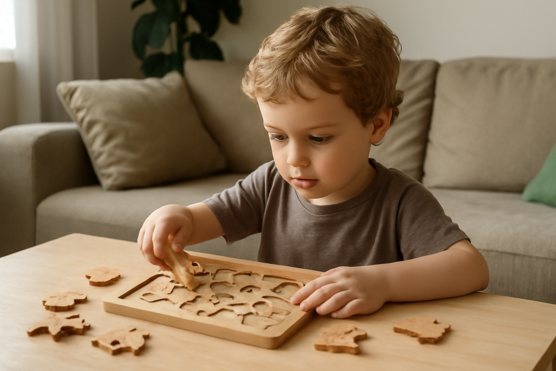 Wood Family Puzzle Benefits for Child Development