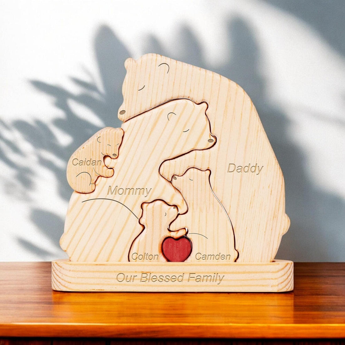 Display Stand Magic: Showcasing Your Bear Family Puzzle