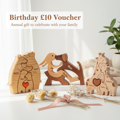 The Family Keepsake Club - MyFamilyPuzzle - Birthday £10 Voucher