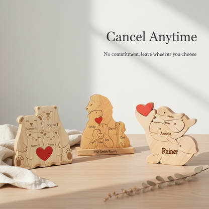 The Family Keepsake Club - MyFamilyPuzzle - showcasing beautiful handmade ornaments 