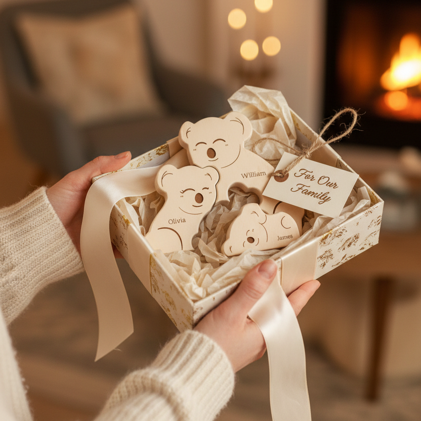 The Family Keepsake Club - MyFamilyPuzzle - Gift Box Reveal - Koala Puzzle