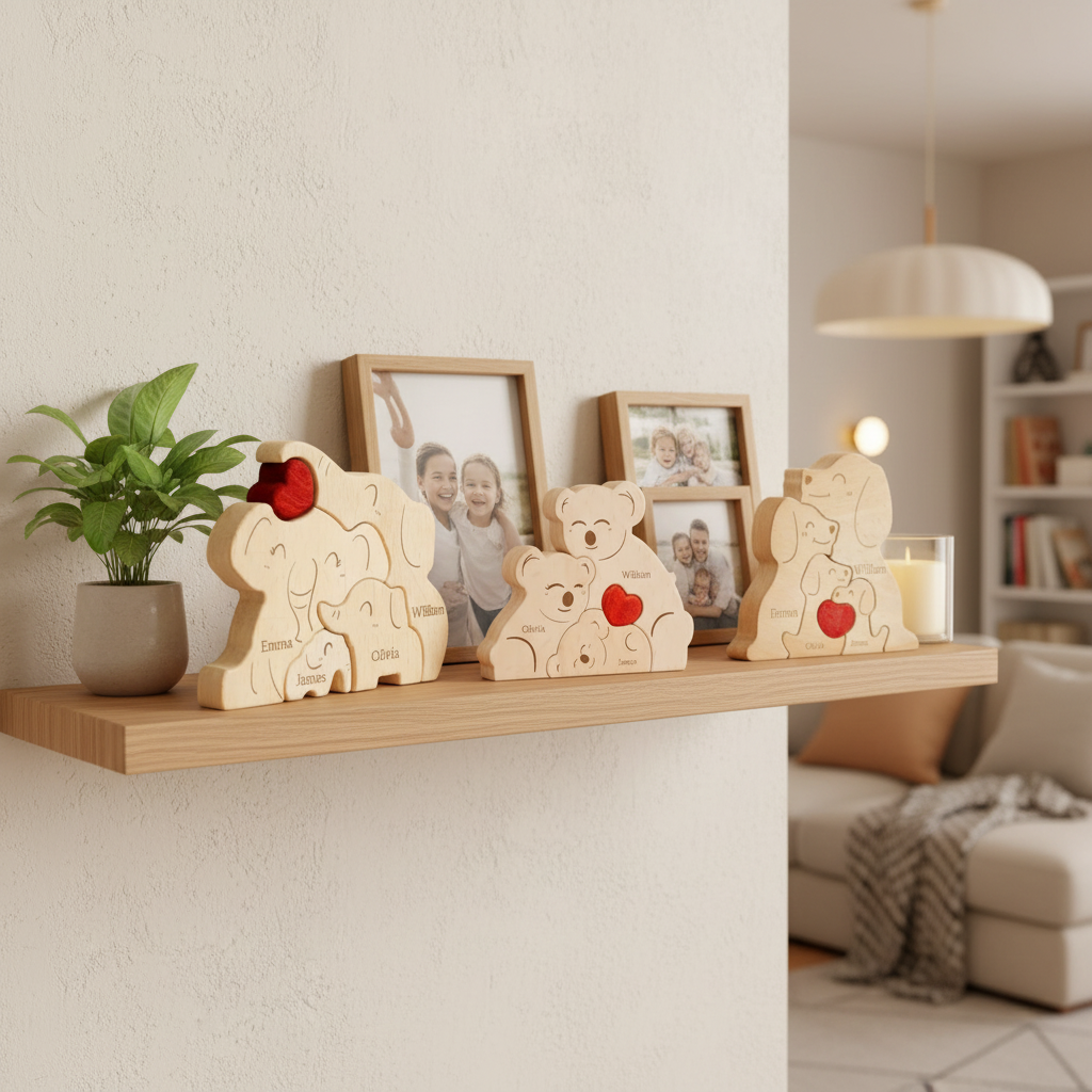 The Family Keepsake Club - MyFamilyPuzzle - Home Décor - Shelf Collection