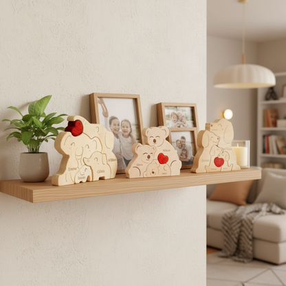 The Family Keepsake Club - MyFamilyPuzzle - Home Décor - Shelf Collection